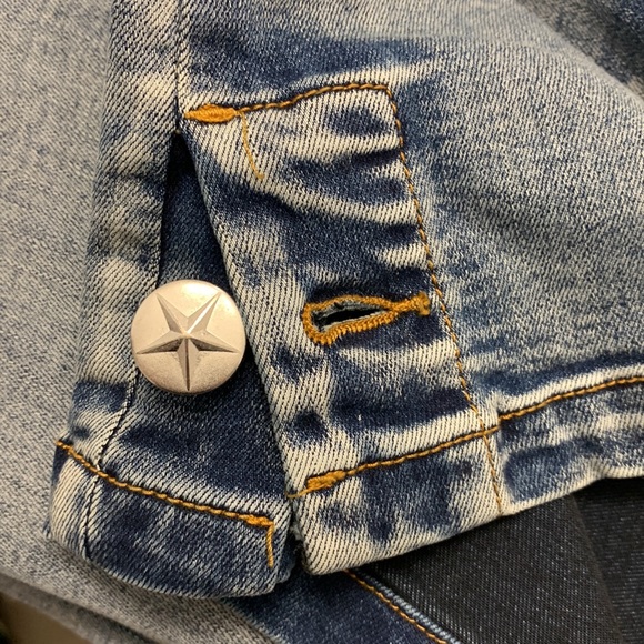 Rod’s True Western Women’s Size 19 20/34 Stretch Denim Botton Cuff Bootcut Jeans - Picture 7 of 8